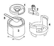 Bosch Compact Ice Cream Attachment Parts